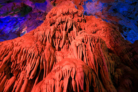 Maitreya city Bailong cave