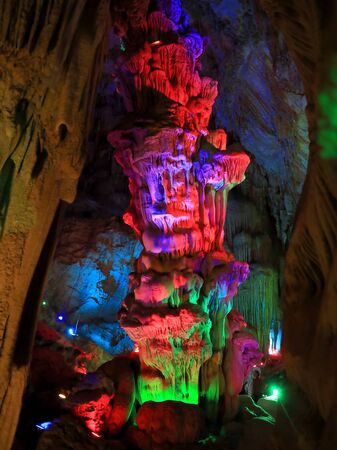 Maitreya city Bailong caveの写真素材