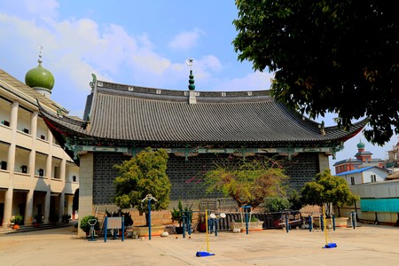 Yuxi Tonghai County, nanguzhen Qingzhen female Templeのeditorial素材
