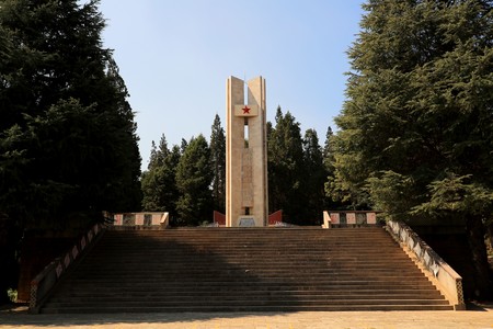 Yuxi City Asan County Riverside Park monumentのeditorial素材