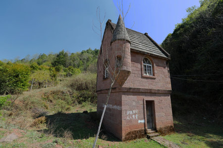 Wuding County stone house