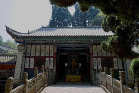 Temple at Wuding, China.のeditorial素材