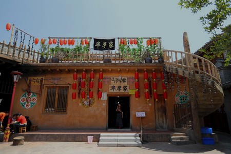 Houese at Chuxiong Yi people ancient townのeditorial素材