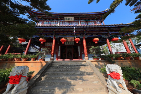 "Dongyue Palace" in Midu County, Yunnan Provinceのeditorial素材