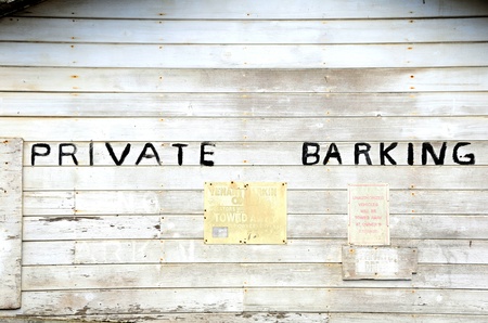 Private Barking allowed in Fort Bragg Californiaの写真素材