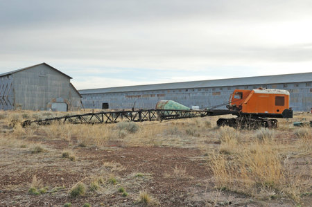 Old cable crain outside  Old mill site, Burns   Hines Oregon