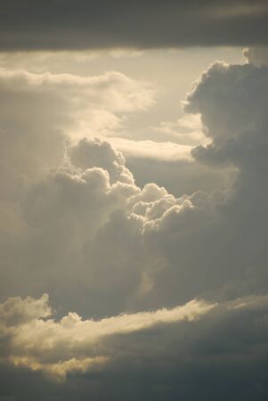 Developiing Thunder Storm over Roseburg OR during late sping の写真素材