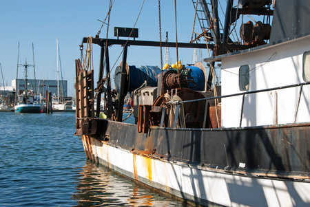 Fishing boats in Charleston Harbor on Oregon