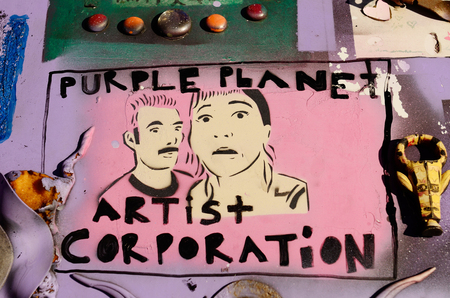 Good Doktor Zsa Vu Purple Planet Artist Corporation Car is one of Portland Oregonの写真素材
