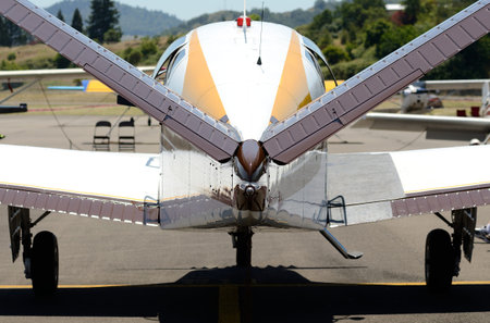 Airplane tail detail at a small airshow in Oregon