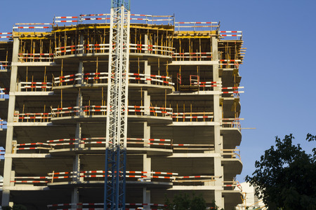 building under constructionの写真素材