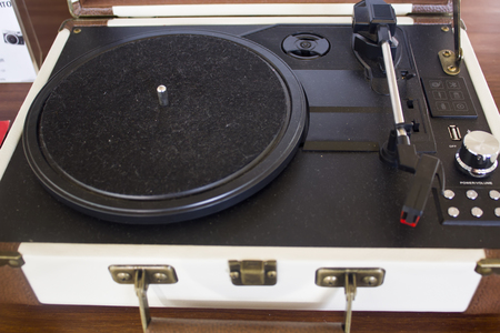 Vinyl retro playerの写真素材
