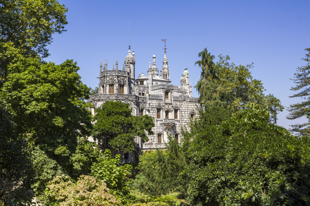 Palace with trees and greenery aroundのeditorial素材