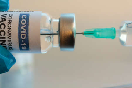 Coronavirus, Covid-19 vaccine conceptの写真素材