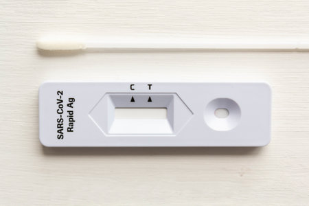 home test kit, rapid test, self test kitの写真素材