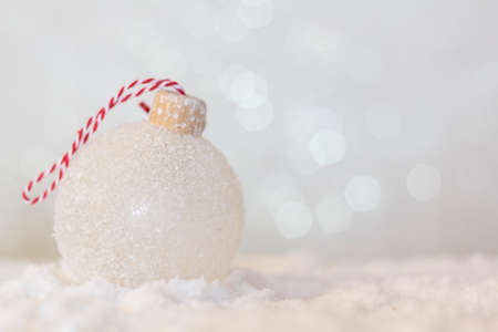 Christmas table settingの写真素材
