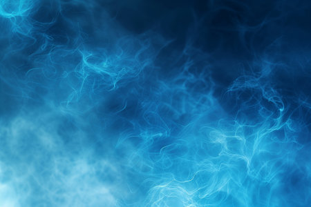 Abstract Blue Smoke Backgroundの素材