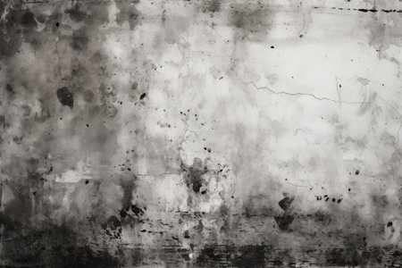 Abstract Black and White Grunge Texture Backgroundの素材