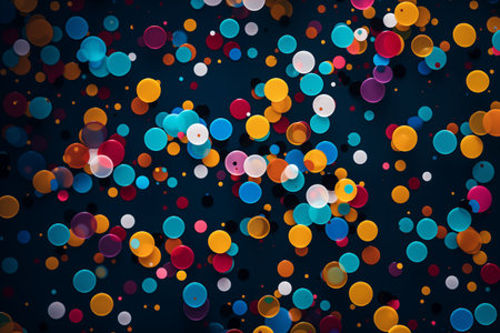 Colorful dots backgroundの素材