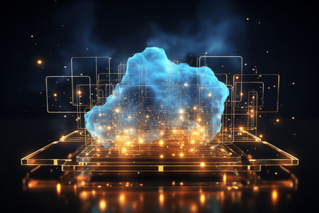 Cloud computing conceptの素材