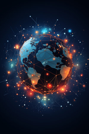Global Network Connectivity and Data Exchangeの素材
