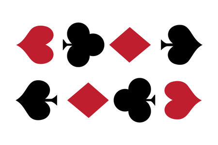 playing card icon on white background. vector illustration. eps 10のイラスト素材