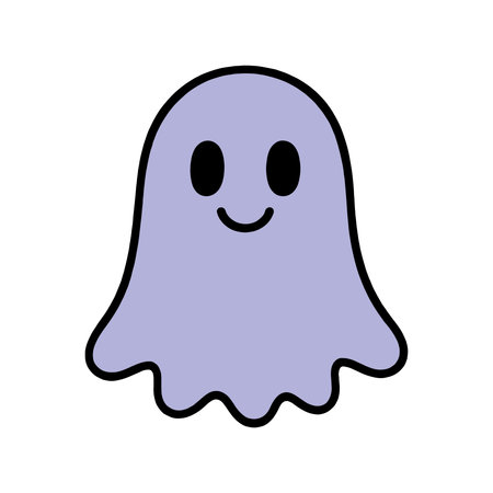 ghost character halloween vector illustration designicon vector illustration graphic designのイラスト素材