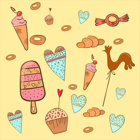 sweetsのイラスト素材