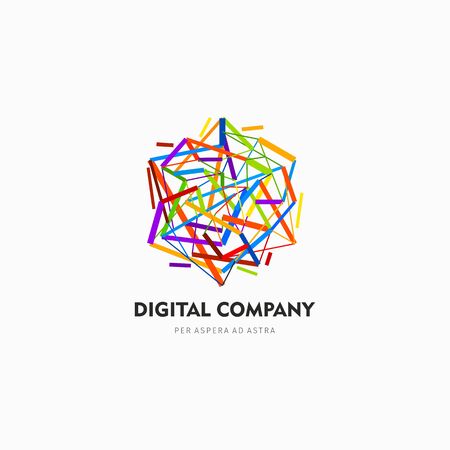 Modern colorful abstract vector or element design.のイラスト素材