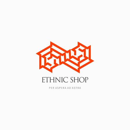 Modern abstract vector logo or element design. Best for identity and logotypes.のイラスト素材
