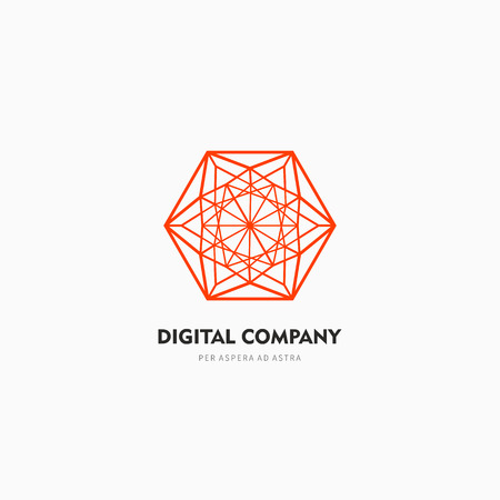 Modern abstract vector logo or element design.のイラスト素材