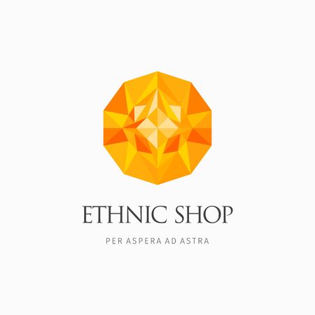 Modern abstract vector logo or element design. Best for identity and logotypes. Simple shape.のイラスト素材