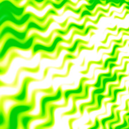 Green fantasy waves の写真素材