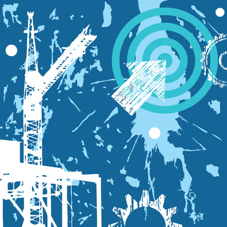 Abstract industrial grunge backgroundのイラスト素材