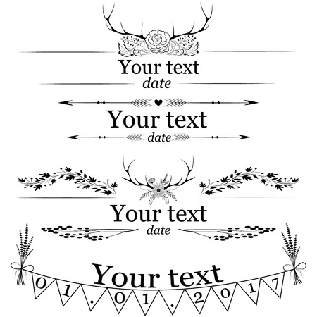 A beautiful set for credits.のイラスト素材