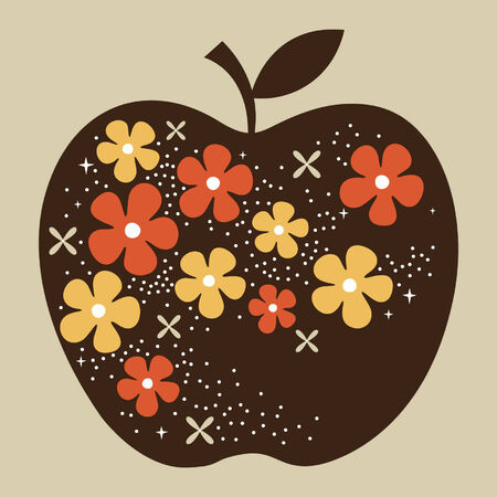 vector apple designのイラスト素材