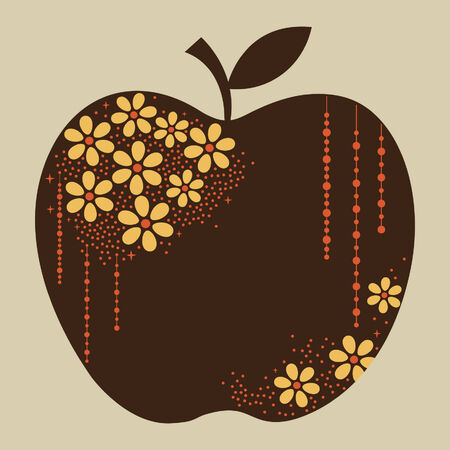 vector apple designのイラスト素材