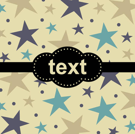 Vector star background designのイラスト素材