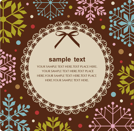 vector flack card designのイラスト素材