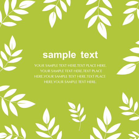 vector leaf background designのイラスト素材