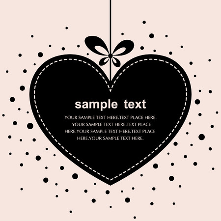 hearts backgroundのイラスト素材