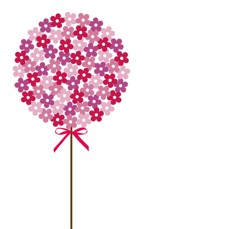 flower card designのイラスト素材