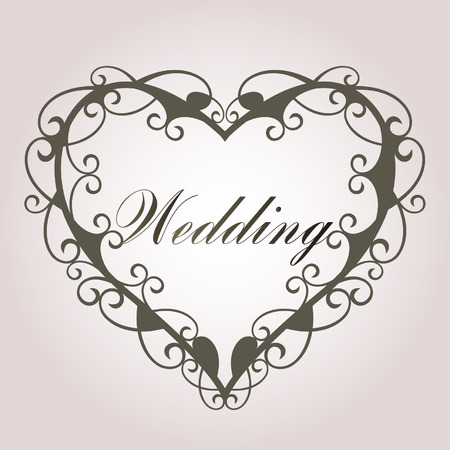 Vector Heart Backgroundのイラスト素材