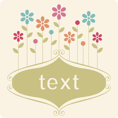 flower backgroundのイラスト素材