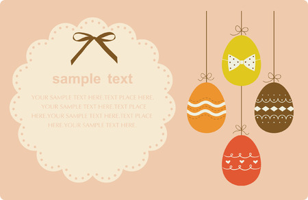 Easter Egg backgroundのイラスト素材