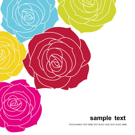  flower background designのイラスト素材