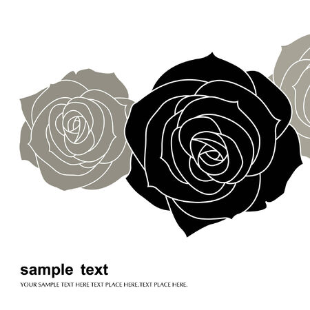 Beautiful floral backgroundのイラスト素材