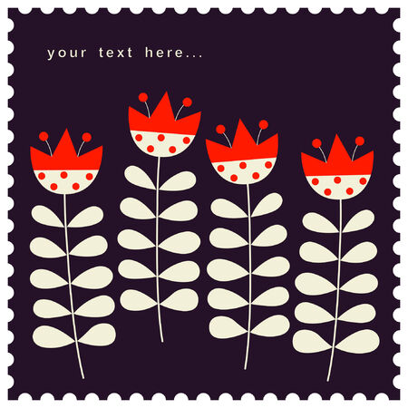 flower background designのイラスト素材