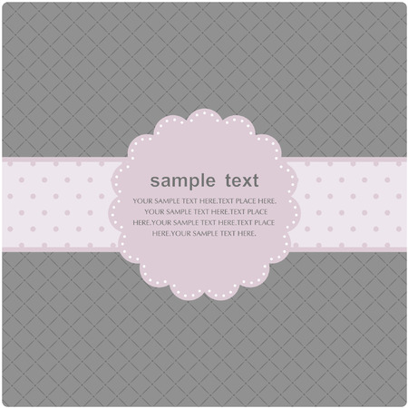 Template frame design for greeting card のイラスト素材