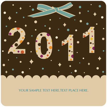 new year 2011 background のイラスト素材